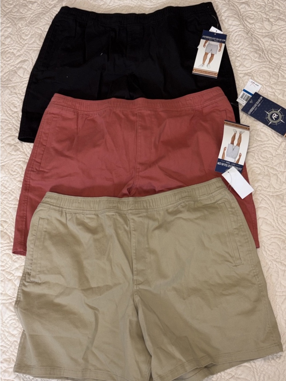 NWT American Rag Aspen Pull On Men's XL Shorts Lot of 3